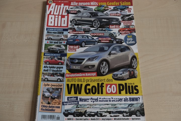 Deckblatt Auto Bild (09/2007)